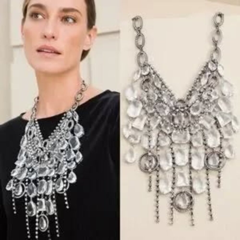 NWT CHICOS OVER THE TOP STATEMENT NECKLACE.